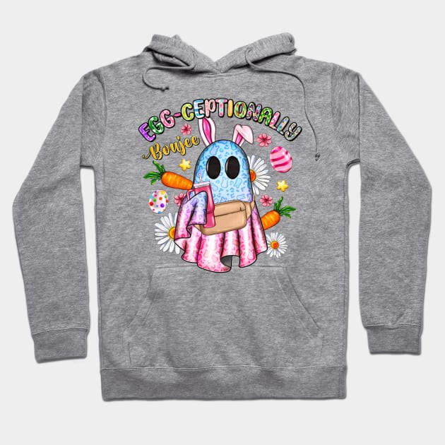 Egg Ceptionally Boujee Easter Day Hoodie by Jenna Lyannion